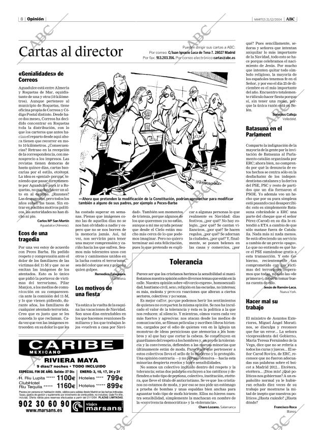ABC MADRID 21-12-2004 página 8