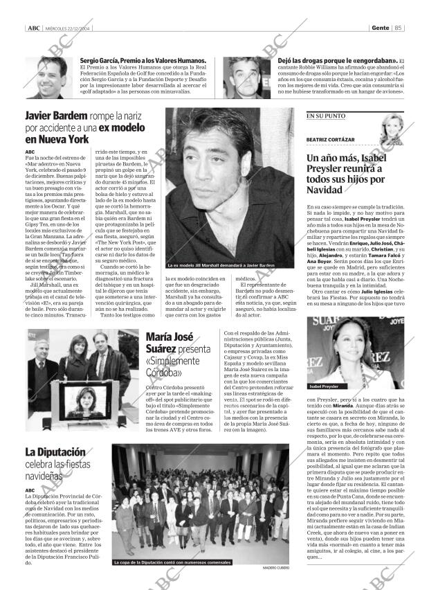 ABC CORDOBA 22-12-2004 página 85