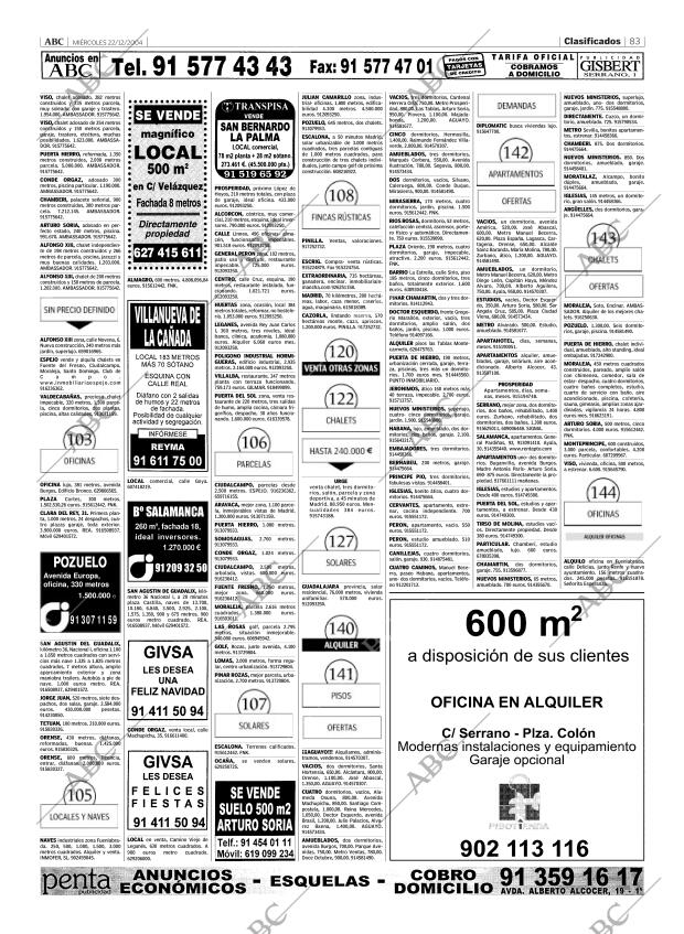 ABC MADRID 22-12-2004 página 83