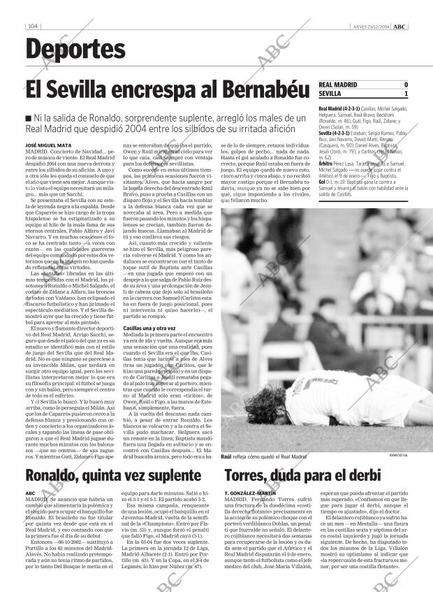 ABC MADRID 23-12-2004 página 104