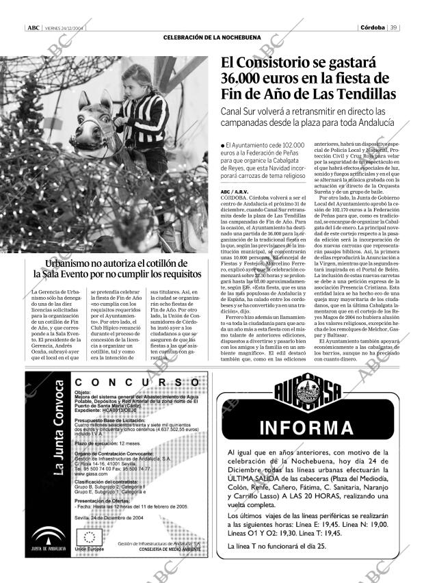ABC CORDOBA 24-12-2004 página 39