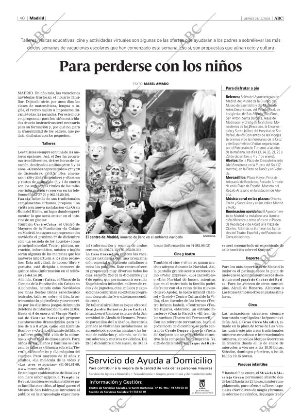 ABC MADRID 24-12-2004 página 40