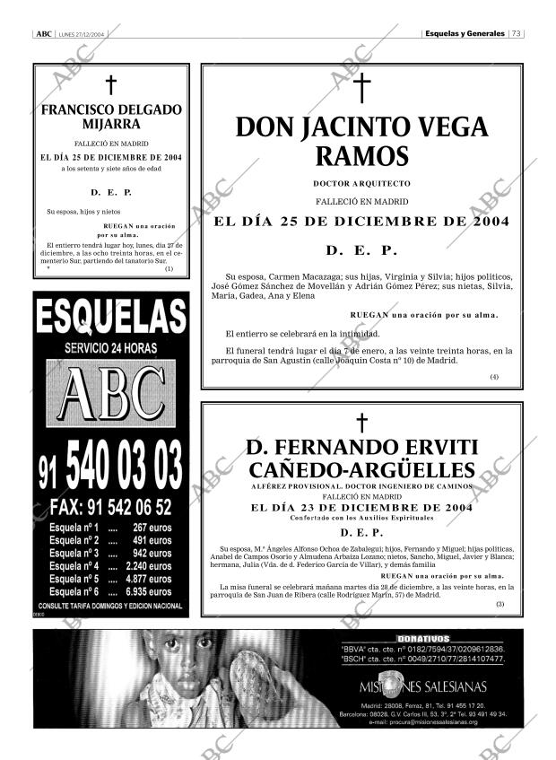 ABC MADRID 27-12-2004 página 73