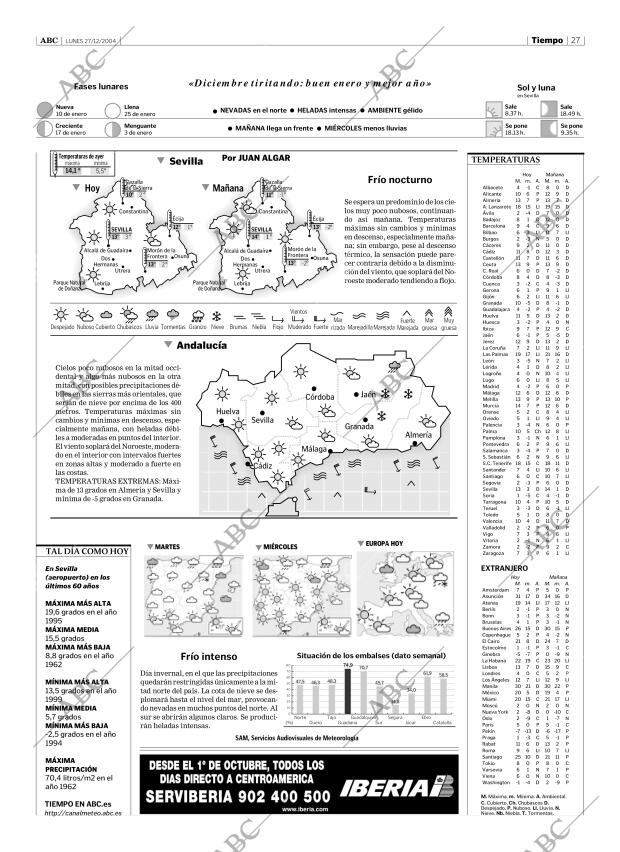 ABC SEVILLA 27-12-2004 página 27