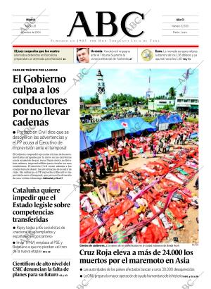 ABC MADRID 28-12-2004 página 1
