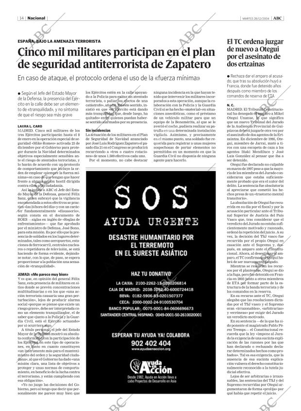 ABC MADRID 28-12-2004 página 14