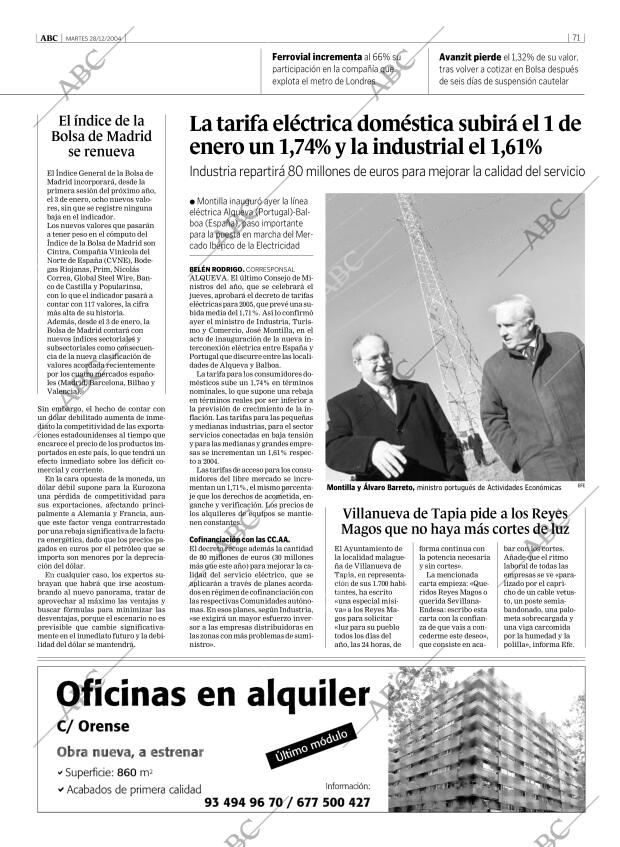 ABC MADRID 28-12-2004 página 71