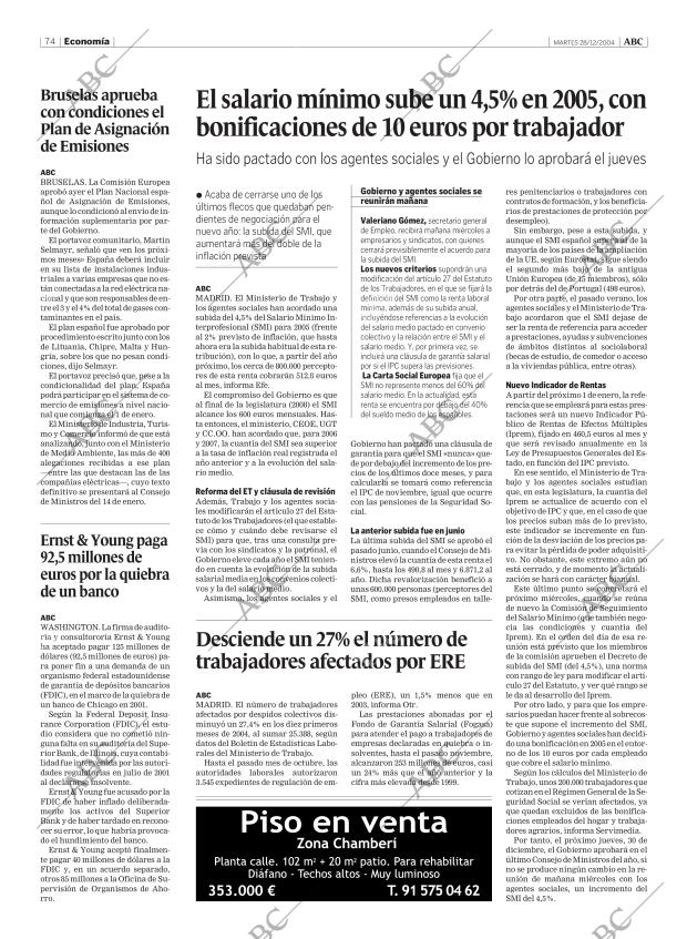ABC MADRID 28-12-2004 página 74