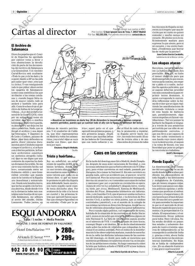 ABC MADRID 28-12-2004 página 8