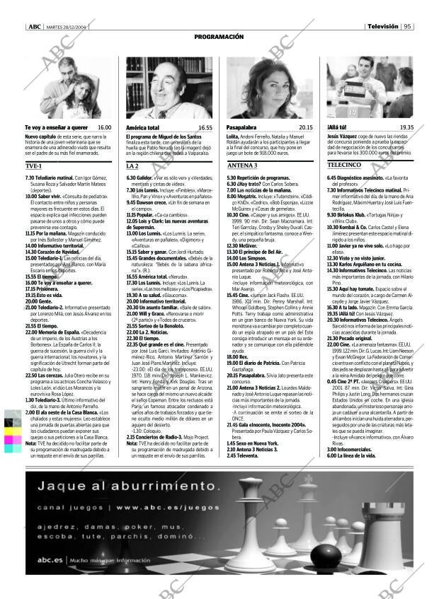 ABC MADRID 28-12-2004 página 95