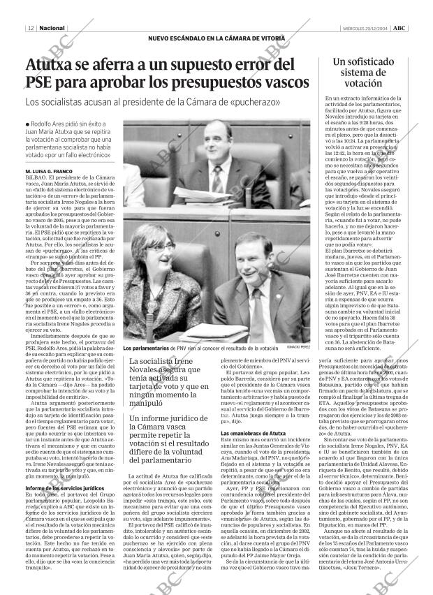 ABC CORDOBA 29-12-2004 página 12