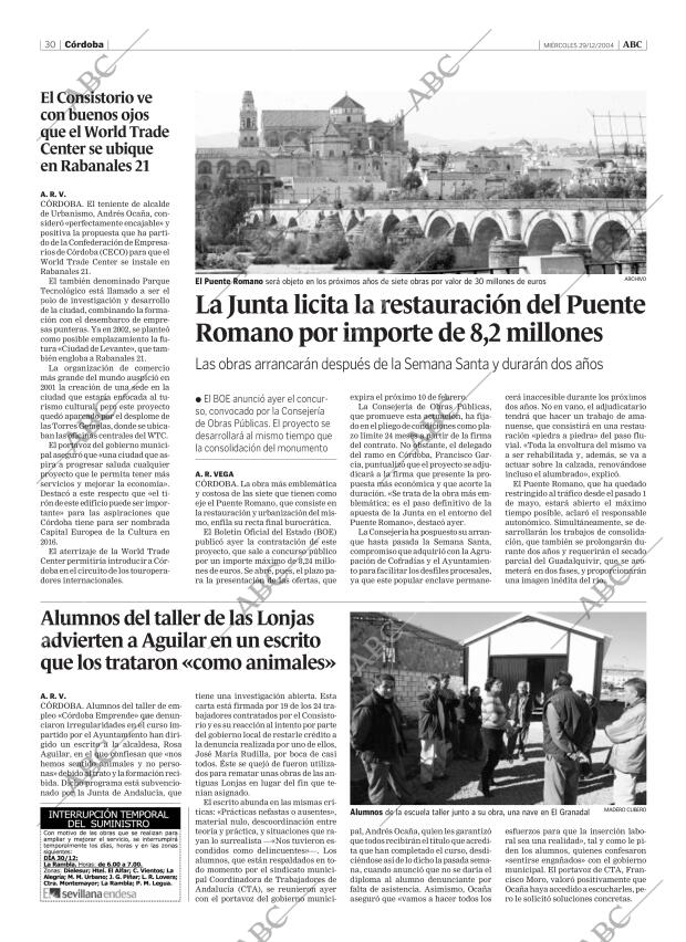 ABC CORDOBA 29-12-2004 página 30