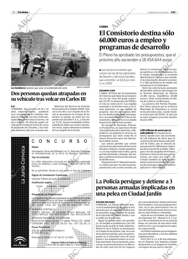 ABC CORDOBA 29-12-2004 página 36
