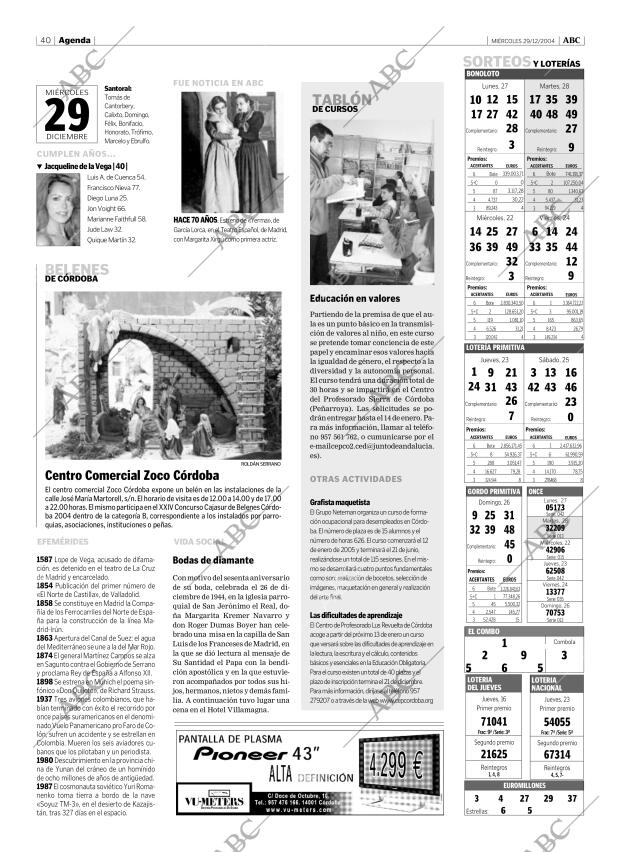 ABC CORDOBA 29-12-2004 página 40