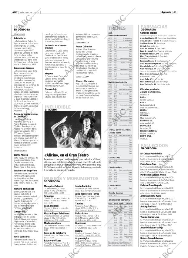 ABC CORDOBA 29-12-2004 página 41