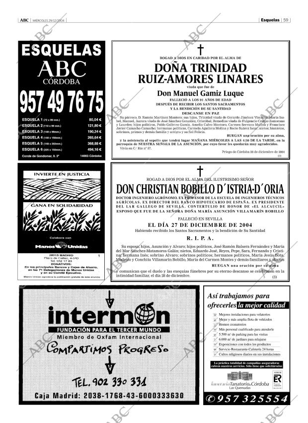 ABC CORDOBA 29-12-2004 página 59