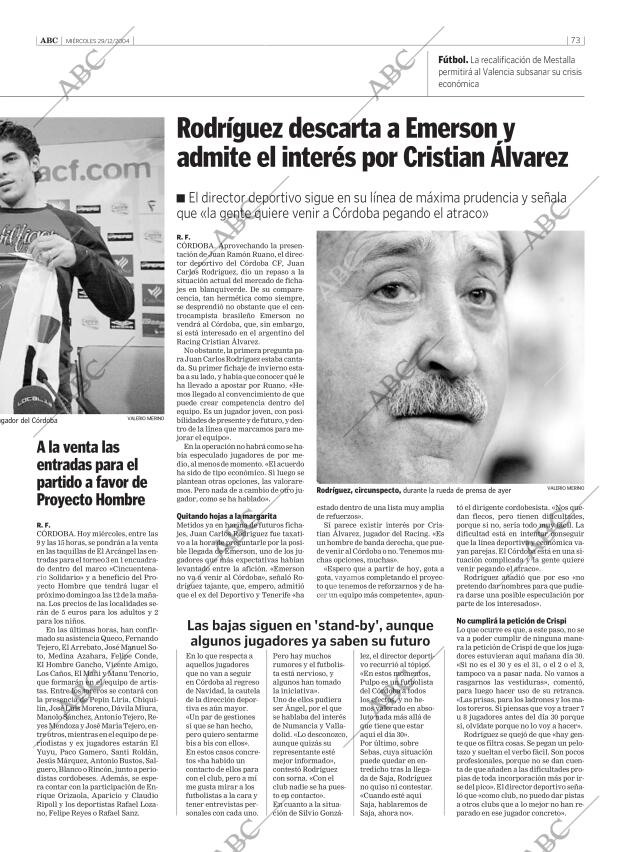 ABC CORDOBA 29-12-2004 página 73