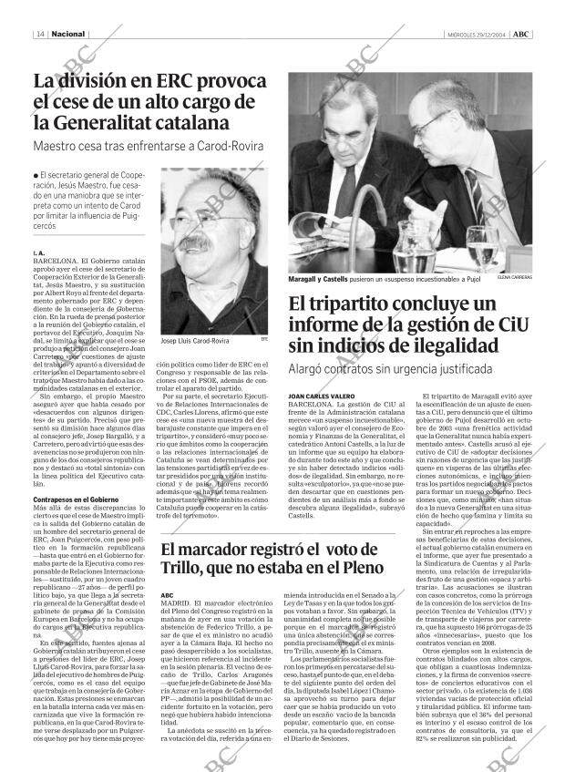 ABC MADRID 29-12-2004 página 14