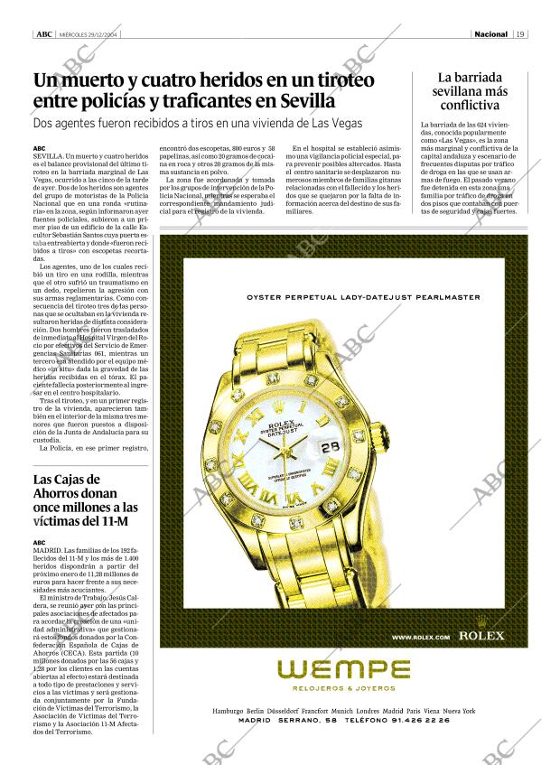 ABC MADRID 29-12-2004 página 19