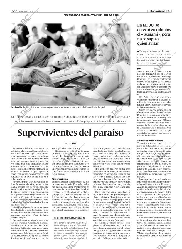 ABC MADRID 29-12-2004 página 25