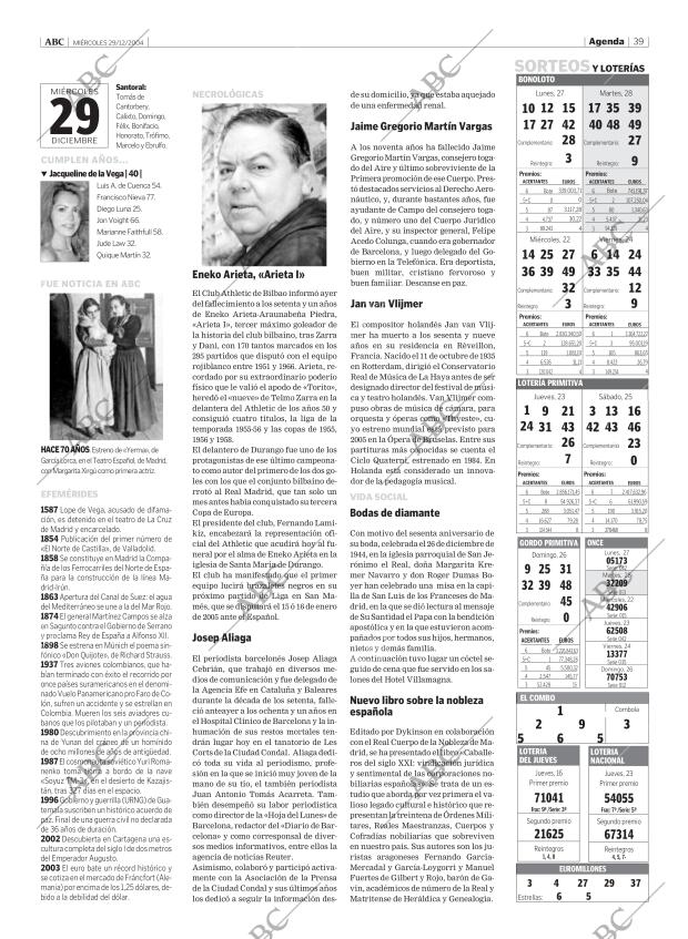 ABC MADRID 29-12-2004 página 39