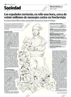 ABC MADRID 29-12-2004 página 41