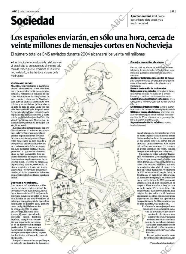 ABC MADRID 29-12-2004 página 41
