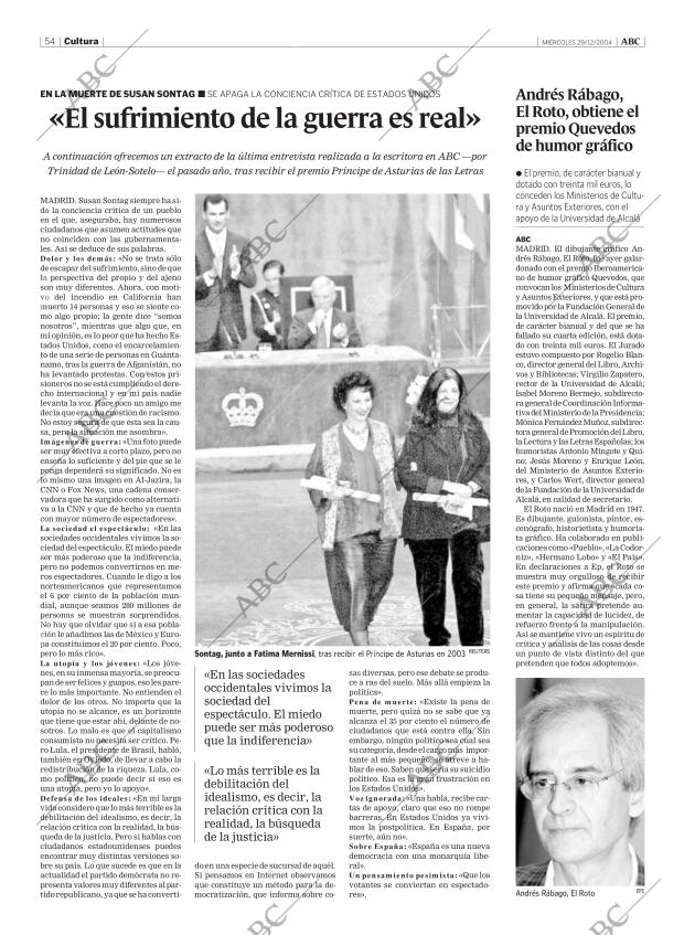 ABC MADRID 29-12-2004 página 54