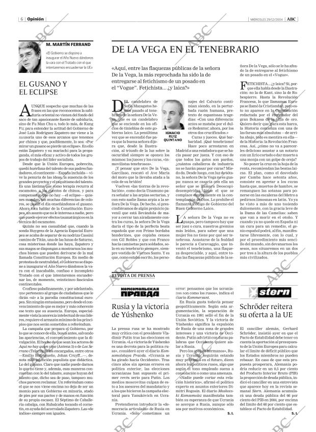 ABC MADRID 29-12-2004 página 6