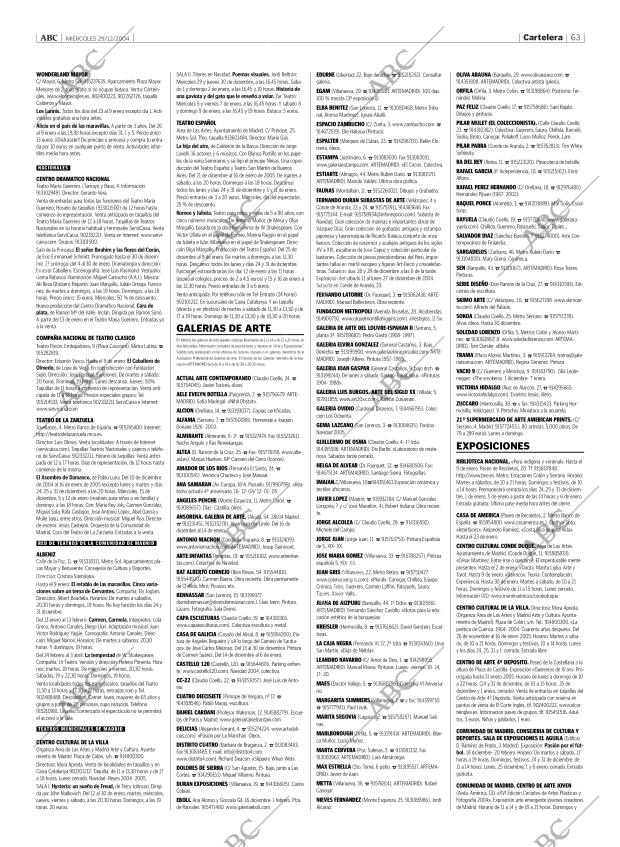 ABC MADRID 29-12-2004 página 63