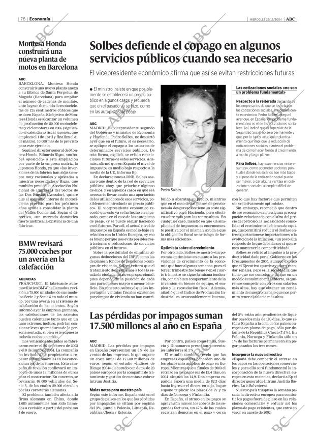 ABC MADRID 29-12-2004 página 78