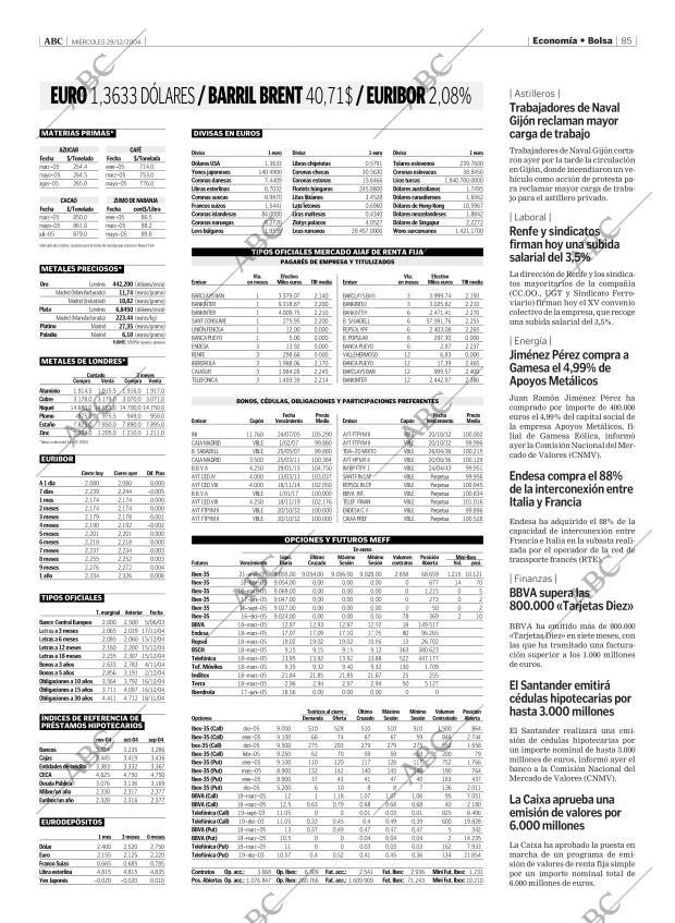 ABC MADRID 29-12-2004 página 85
