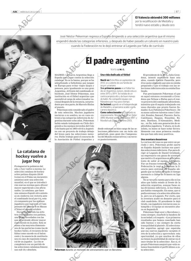 ABC MADRID 29-12-2004 página 87