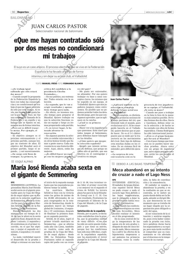 ABC SEVILLA 29-12-2004 página 98