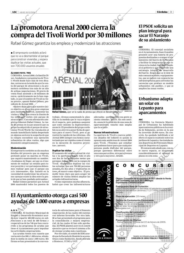 ABC CORDOBA 30-12-2004 página 31