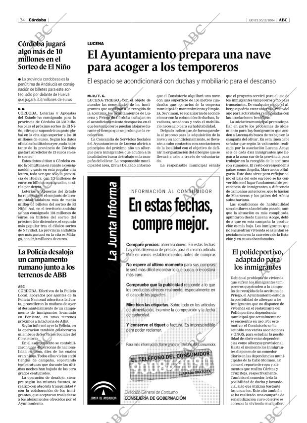 ABC CORDOBA 30-12-2004 página 34