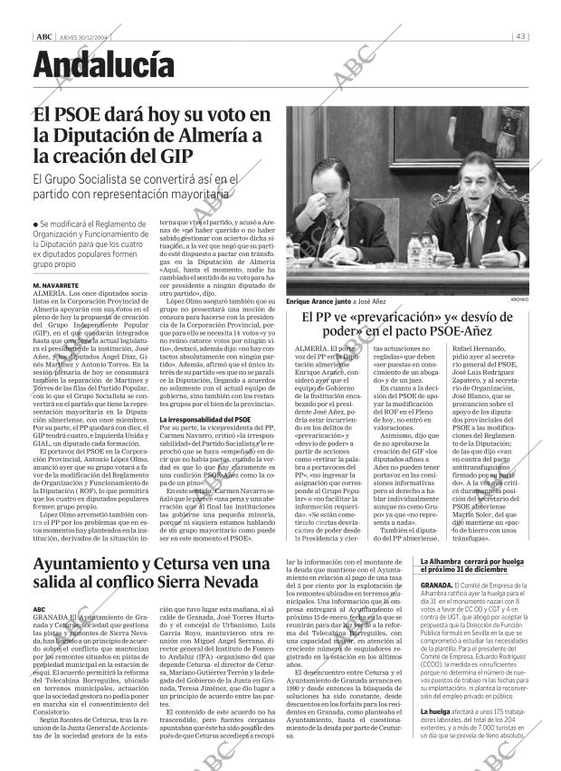 ABC CORDOBA 30-12-2004 página 43