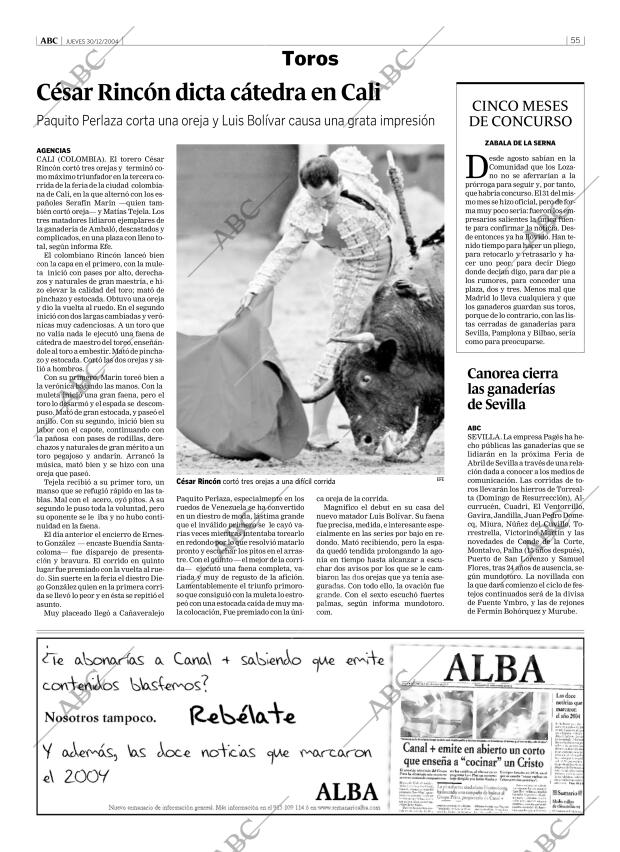 ABC CORDOBA 30-12-2004 página 55