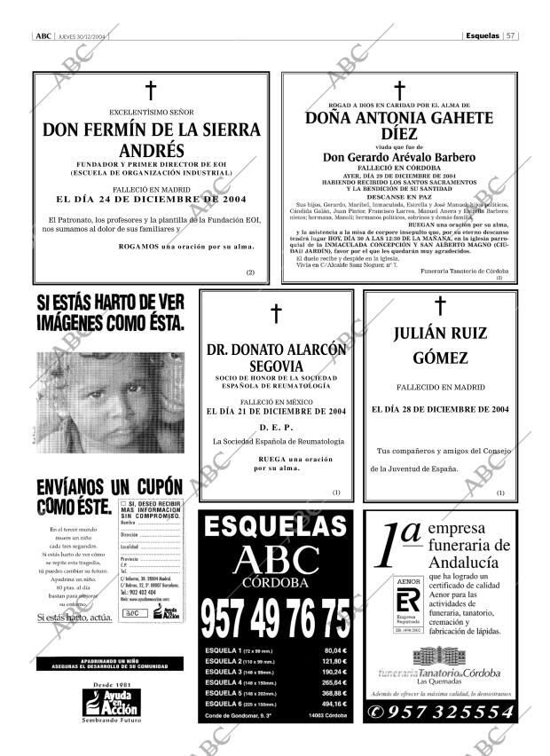 ABC CORDOBA 30-12-2004 página 57