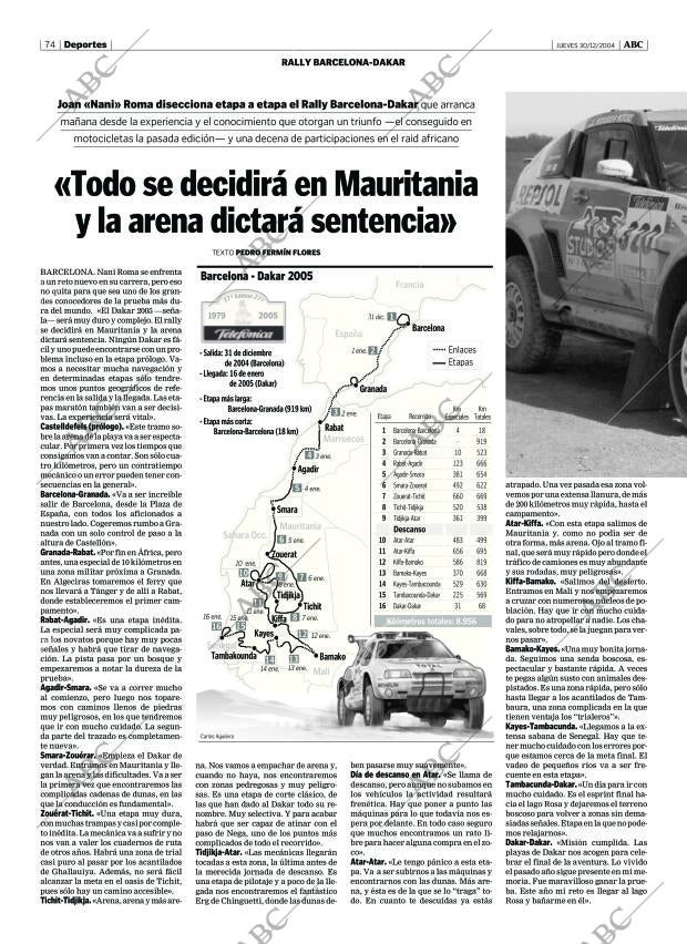 ABC CORDOBA 30-12-2004 página 74
