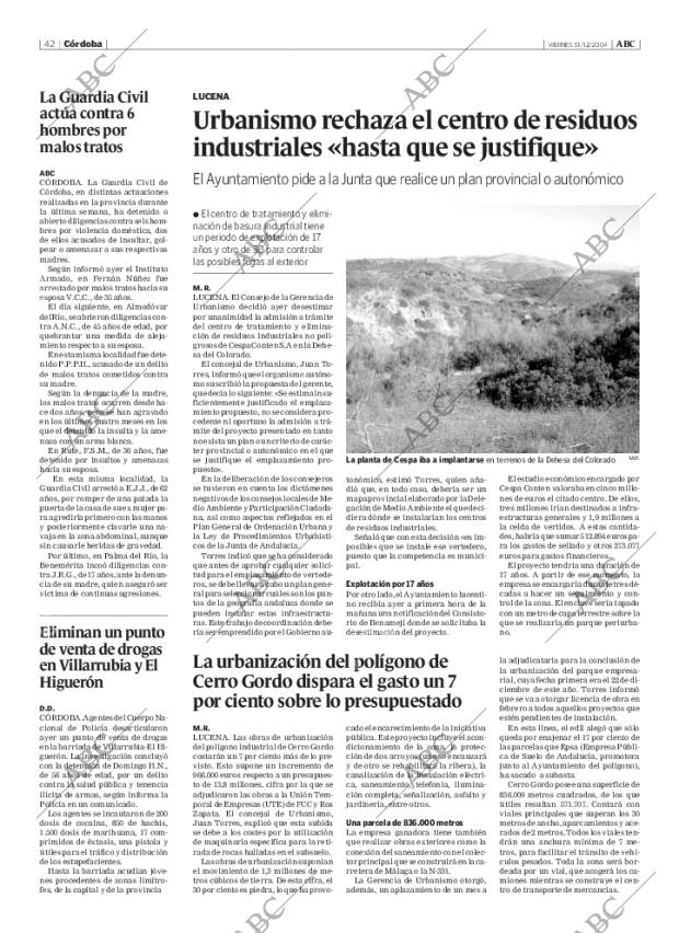 ABC CORDOBA 31-12-2004 página 42