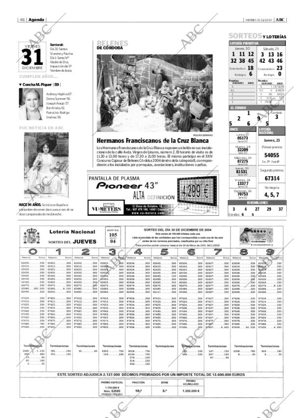 ABC CORDOBA 31-12-2004 página 46