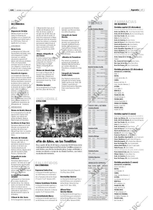 ABC CORDOBA 31-12-2004 página 47