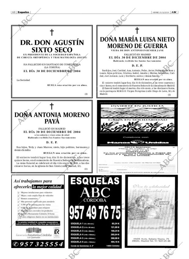 ABC CORDOBA 31-12-2004 página 68