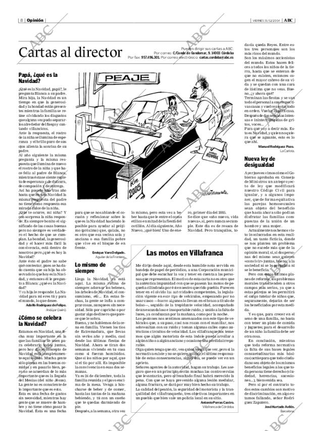 ABC CORDOBA 31-12-2004 página 8