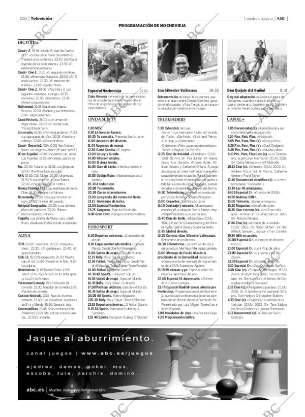 ABC MADRID 31-12-2004 página 100