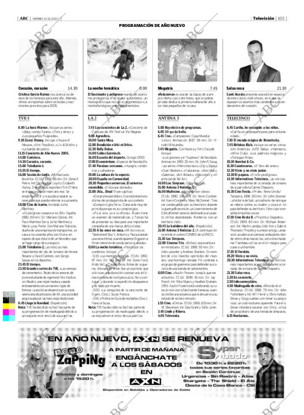 ABC MADRID 31-12-2004 página 103