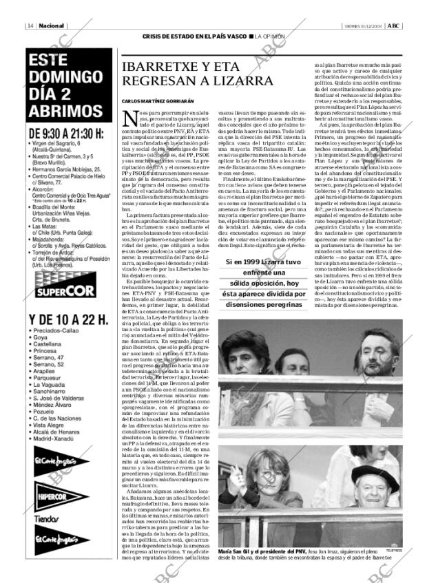 ABC MADRID 31-12-2004 página 14