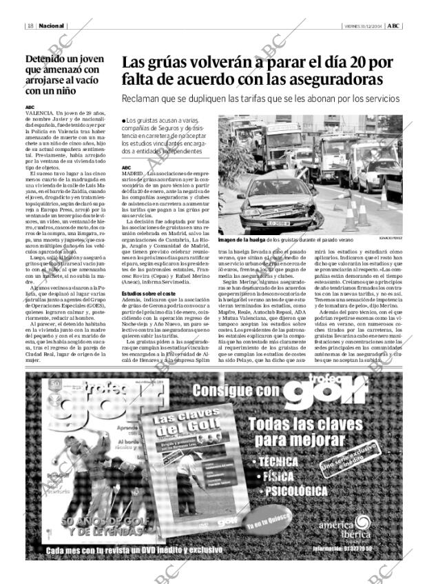 ABC MADRID 31-12-2004 página 18