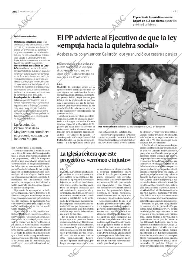 ABC MADRID 31-12-2004 página 43